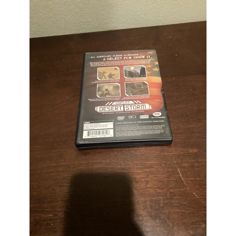 Conflict: Desert Storm (Sony PlayStation 2, 2002) Tested/Working